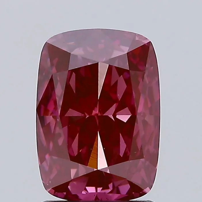 1.91ct Cushion brilliant Lab Grown Diamond (Colour Fancy Vivid Pink, Clarity VS2, IGI Certified)