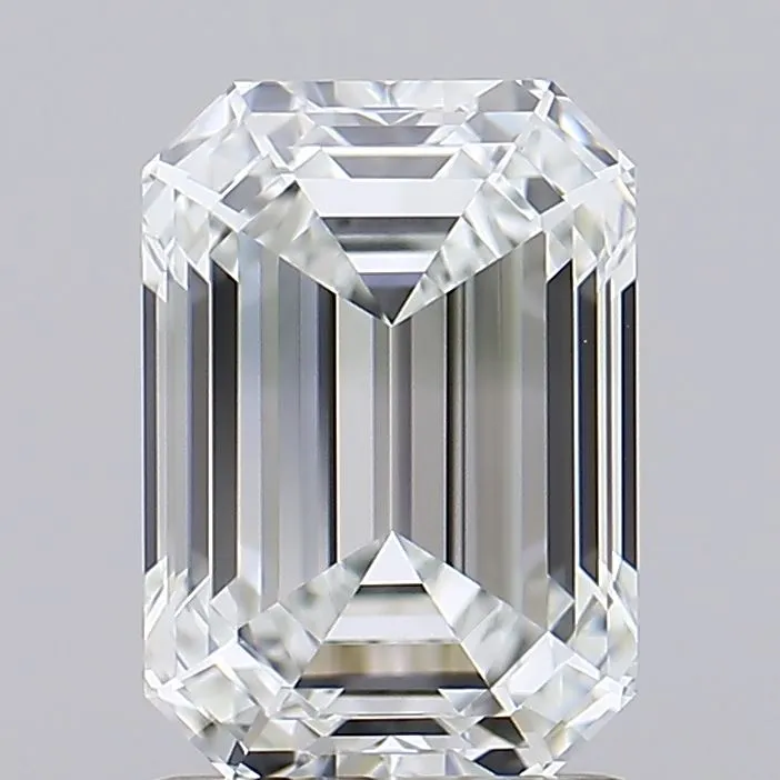 1.98ct Emerald Lab Grown Diamond (Colour F, Clarity IF, IGI Certified)