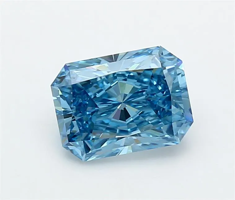 1.98ct Radiant Lab Grown Diamond (Colour Fancy Vivid Blue, Clarity VS1, IGI Certified)
