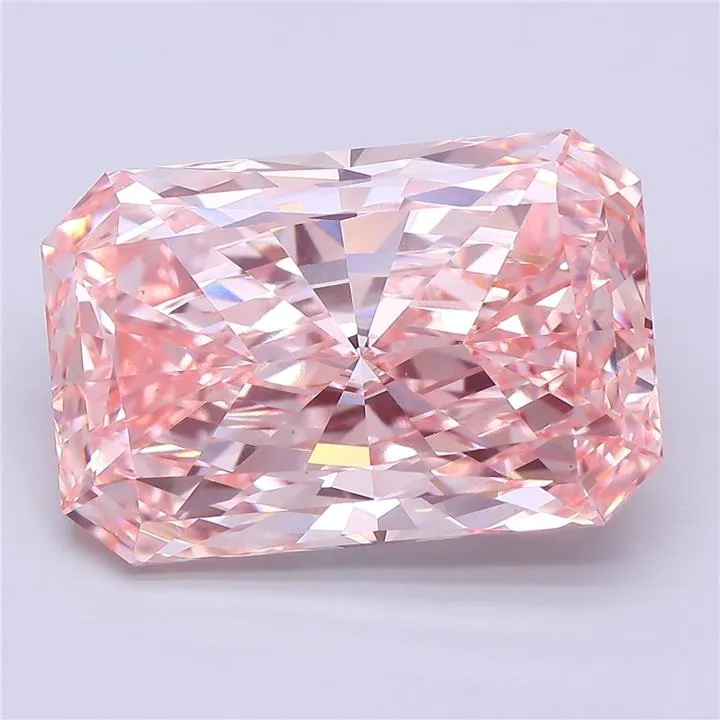 15.05ct Radiant Lab Grown Diamond (Colour Fancy Intense Pink, Clarity VS1, IGI Certified)