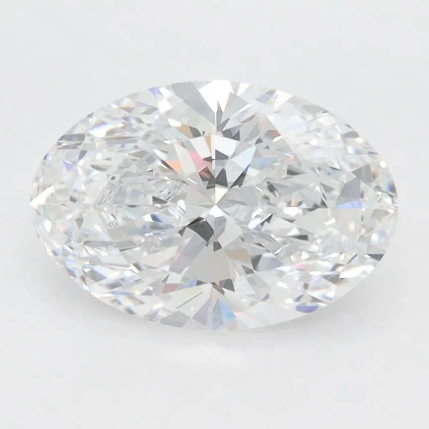 2.00ct Oval Lab Grown Diamond (Colour D, Clarity IF, IGI Certified)