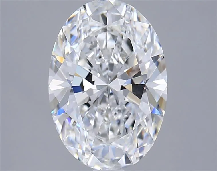2.00ct Oval Lab Grown Diamond (Colour E, Clarity VVS1, IGI Certified)
