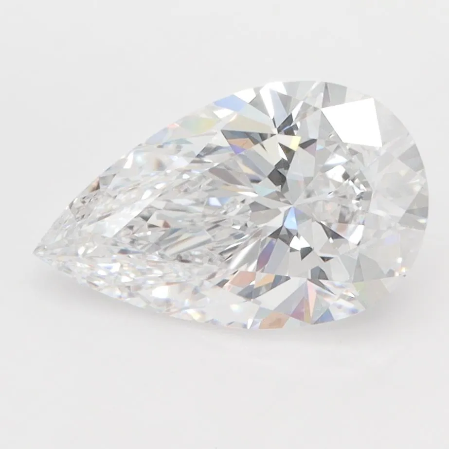 2.00ct Pear Lab Grown Diamond (Colour D, Clarity VVS1, IGI Certified)