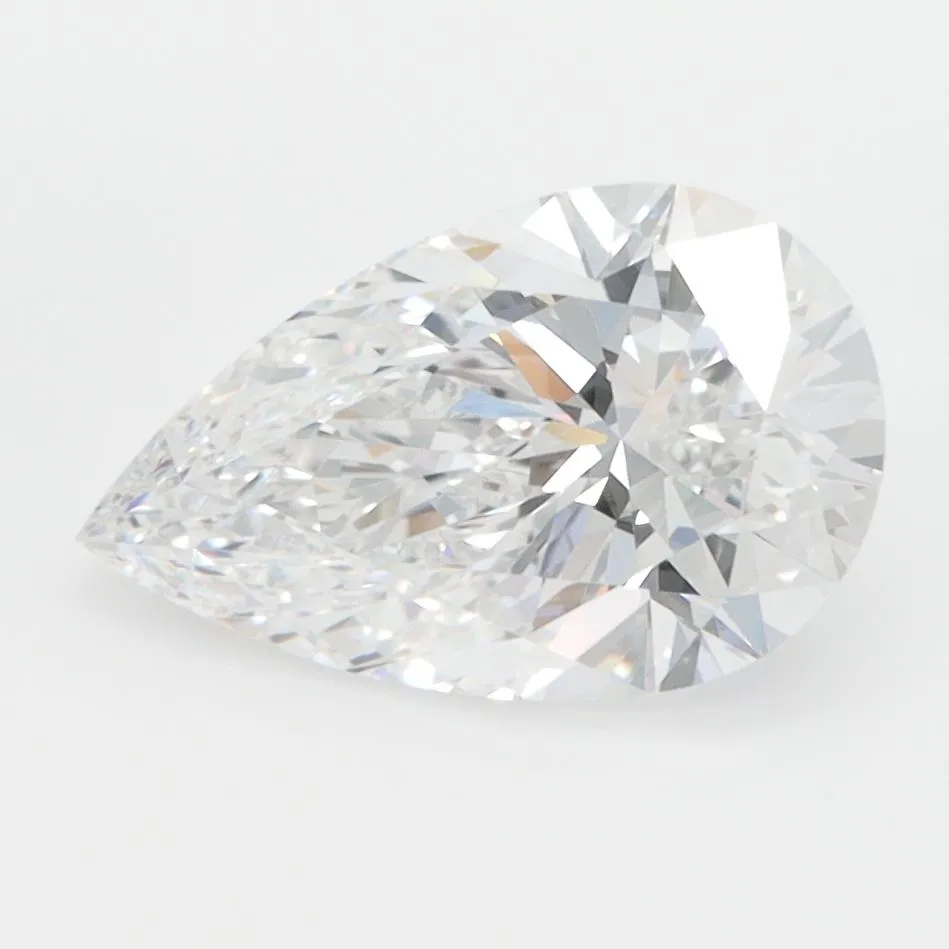 2.00ct Pear Lab Grown Diamond (Colour D, Clarity VVS2, GIA Certified)