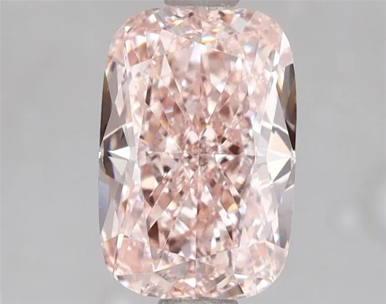 2.01ct Cushion brilliant Lab Grown Diamond (Colour Fancy Intense Pink, Clarity VS1, IGI Certified)