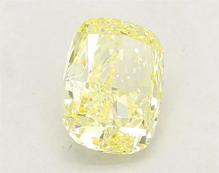 2.01ct Cushion modified Lab Grown Diamond (Colour Fancy Intense Yellow, Clarity VS1, IGI Certified)