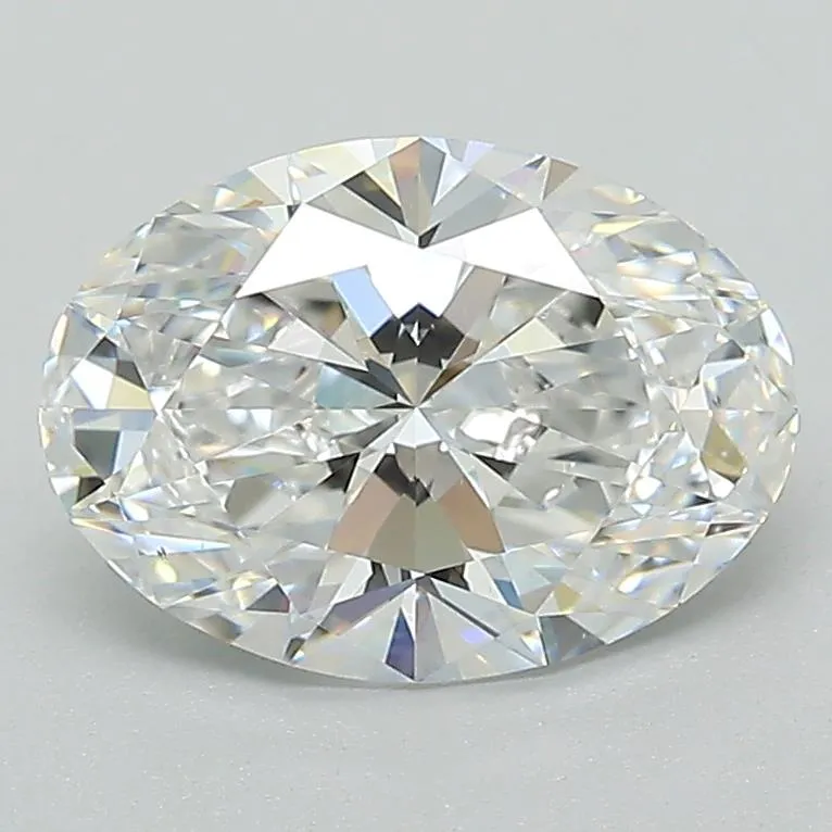 2.02ct Oval Lab Grown Diamond (Colour D, Clarity VS2, IGI Certified)
