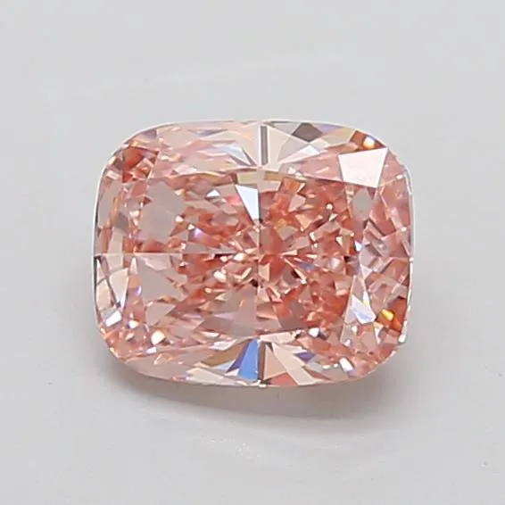 2.03ct Cushion modified Lab Grown Diamond (Colour Fancy Intense Brownish Pink, Clarity VVS2, IGI Certified)