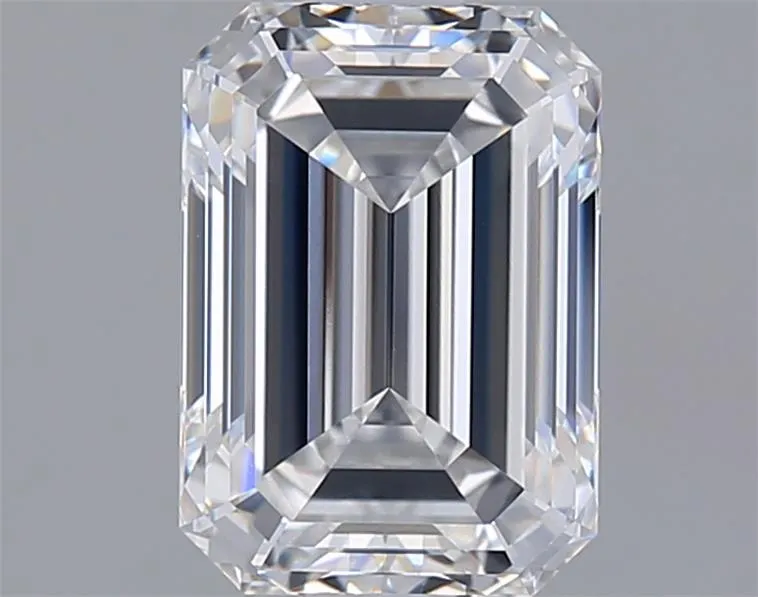 2.04ct Emerald Lab Grown Diamond (Colour E, Clarity VVS2, GIA Certified)