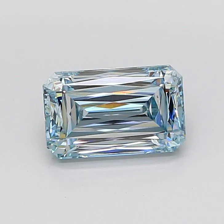 2.04ct Radiant Lab Grown Diamond (Colour Fancy Intense Green Blue, Clarity VVS2, IGI Certified)