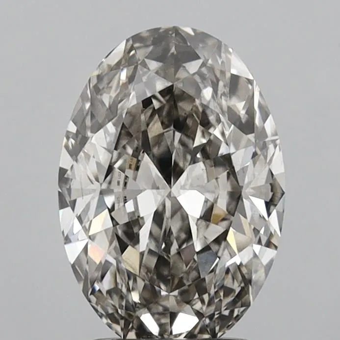 2.05ct Oval Lab Grown Diamond (Colour Faint Gray, Clarity VS2, IGI Certified)