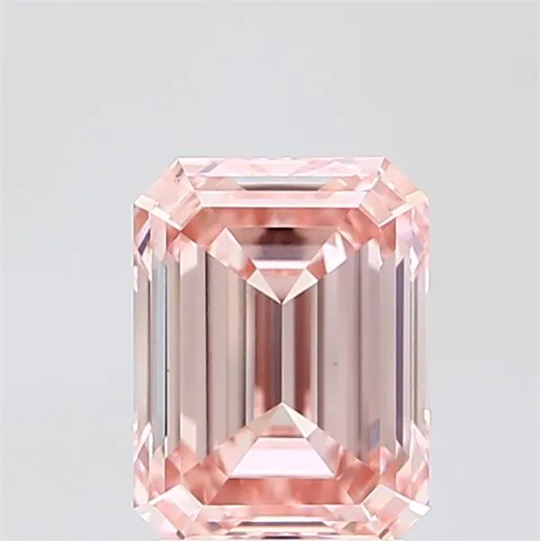 2.08ct Emerald Lab Grown Diamond (Colour Fancy Light Pink, Clarity VVS2, Uncertified)