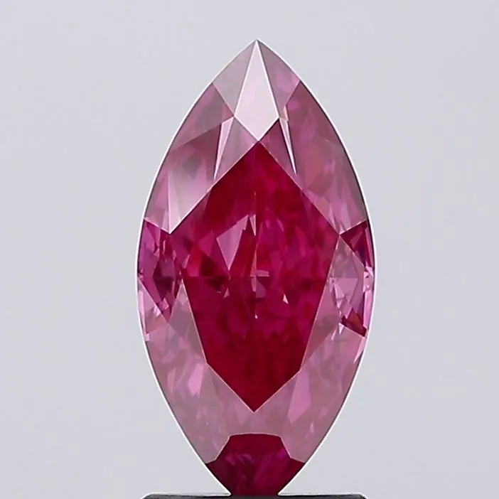2.09ct Marquise Lab Grown Diamond (Colour Fancy Vivid Pink, Clarity SI1, IGI Certified)