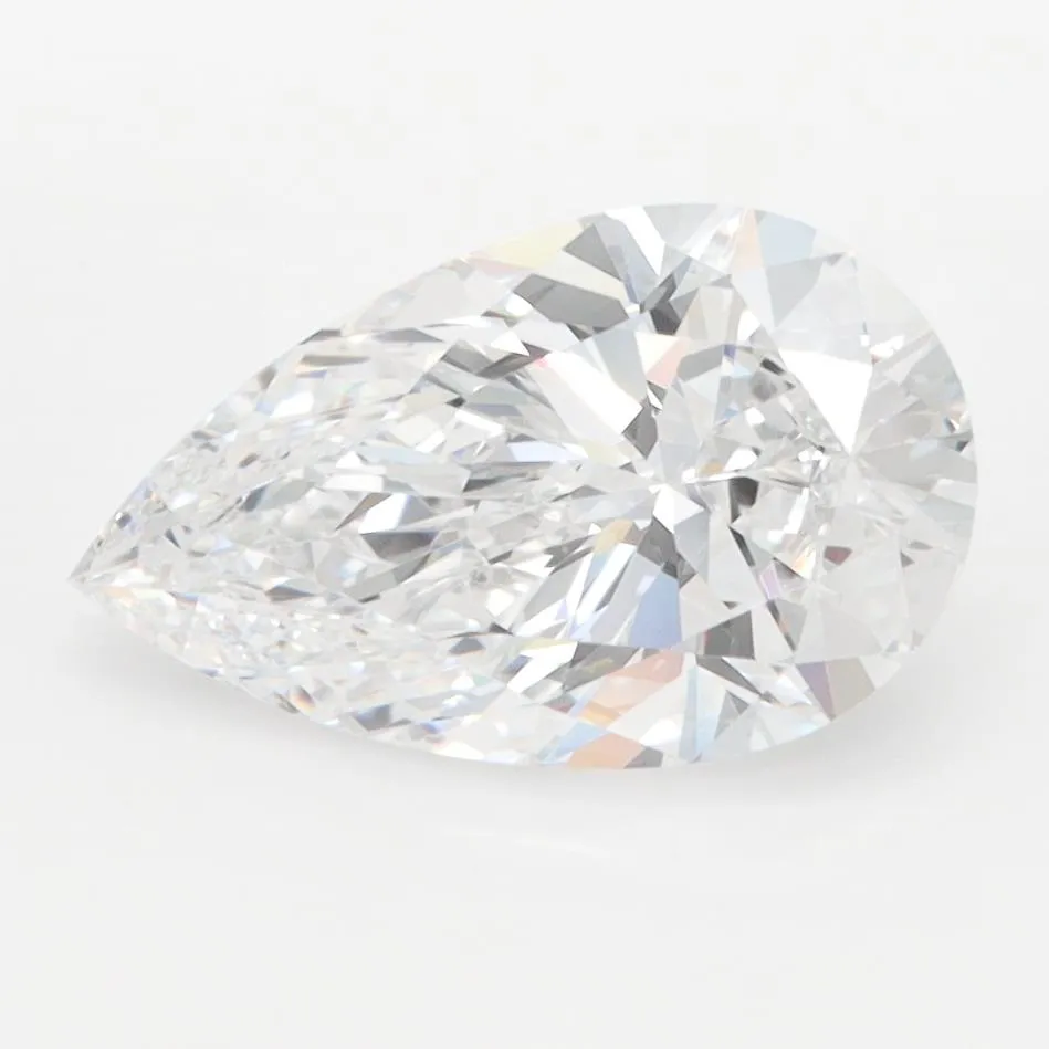 2.09ct Pear Lab Grown Diamond (Colour D, Clarity VVS1, IGI Certified)