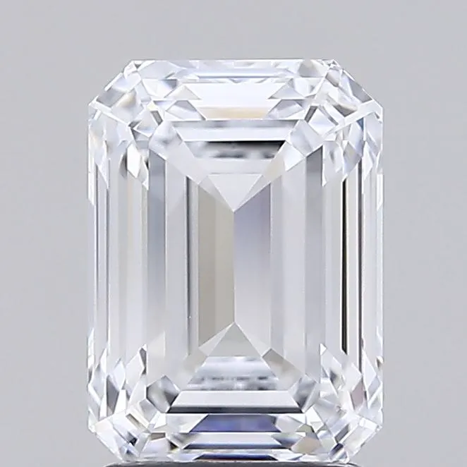 2.10ct Emerald Lab Grown Diamond (Colour E, Clarity IF, IGI Certified)