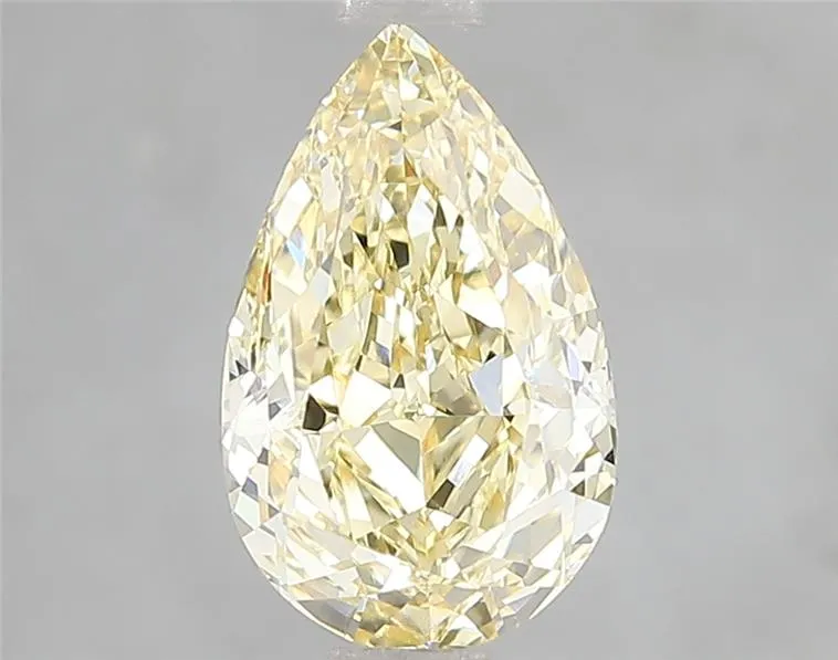 2.10ct Pear Lab Grown Diamond (Colour Fancy Intense Yellow, Clarity VVS1, IGI Certified)