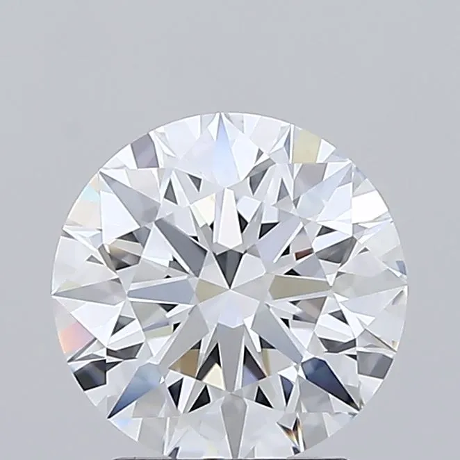 2.10ct Round Lab Grown Diamond (Colour F, Clarity IF, Cut ID, IGI Certified)