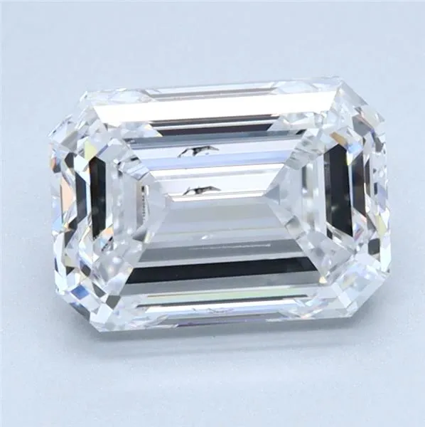 2.14ct Emerald Lab Grown Diamond (Colour D, Clarity SI2, IGI Certified)