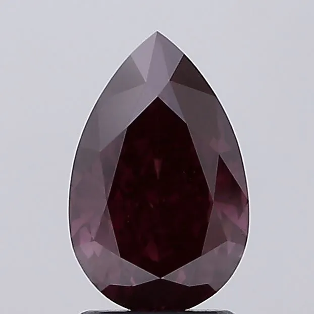 2.14ct Pear Lab Grown Diamond (Colour Fancy Deep Pink, Clarity VS1, IGI Certified)
