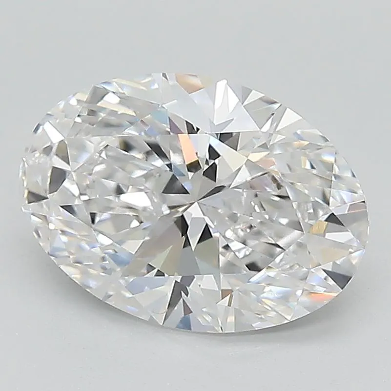 2.16ct Oval Lab Grown Diamond (Colour D, Clarity VVS2, GIA Certified)