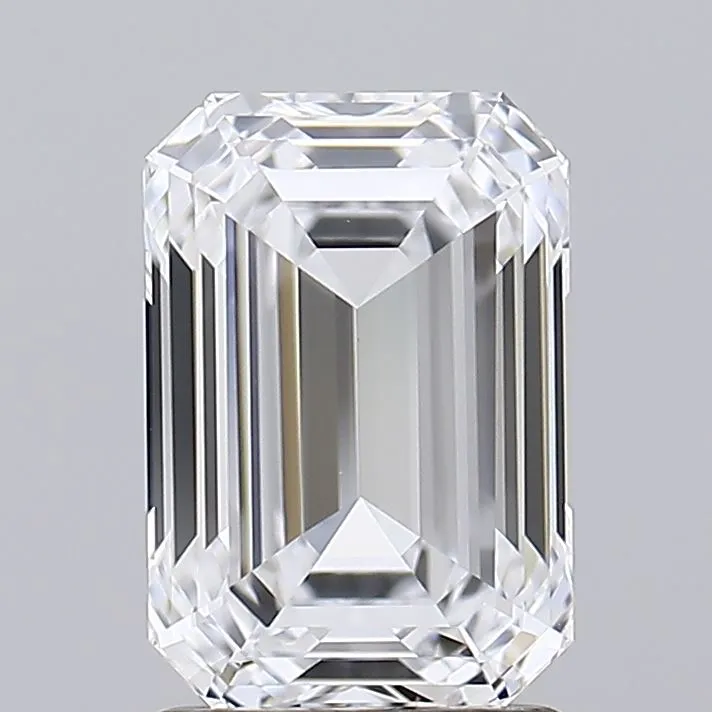 2.23ct Emerald Lab Grown Diamond (Colour D, Clarity IF, IGI Certified)