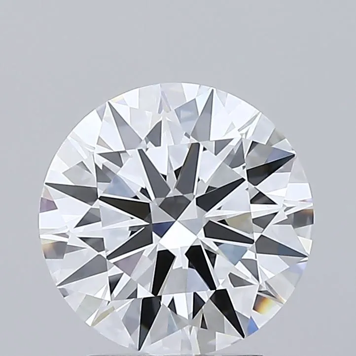 2.26ct Round Lab Grown Diamond (Colour F, Clarity IF, Cut ID, IGI Certified)