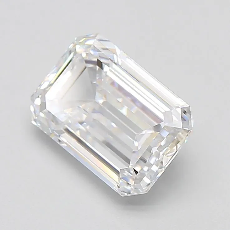 2.30ct Emerald Lab Grown Diamond (Colour D, Clarity VVS1, GIA Certified)