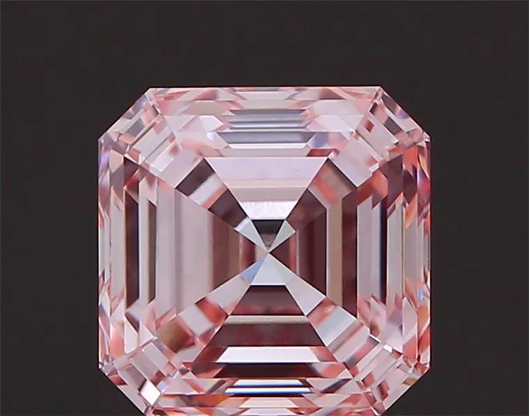 2.31ct Asscher Lab Grown Diamond (Colour Fancy Intense Pink, Clarity VVS2, IGI Certified)