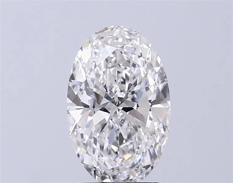 2.40ct Oval Lab Grown Diamond (Colour D, Clarity VVS2, IGI Certified)