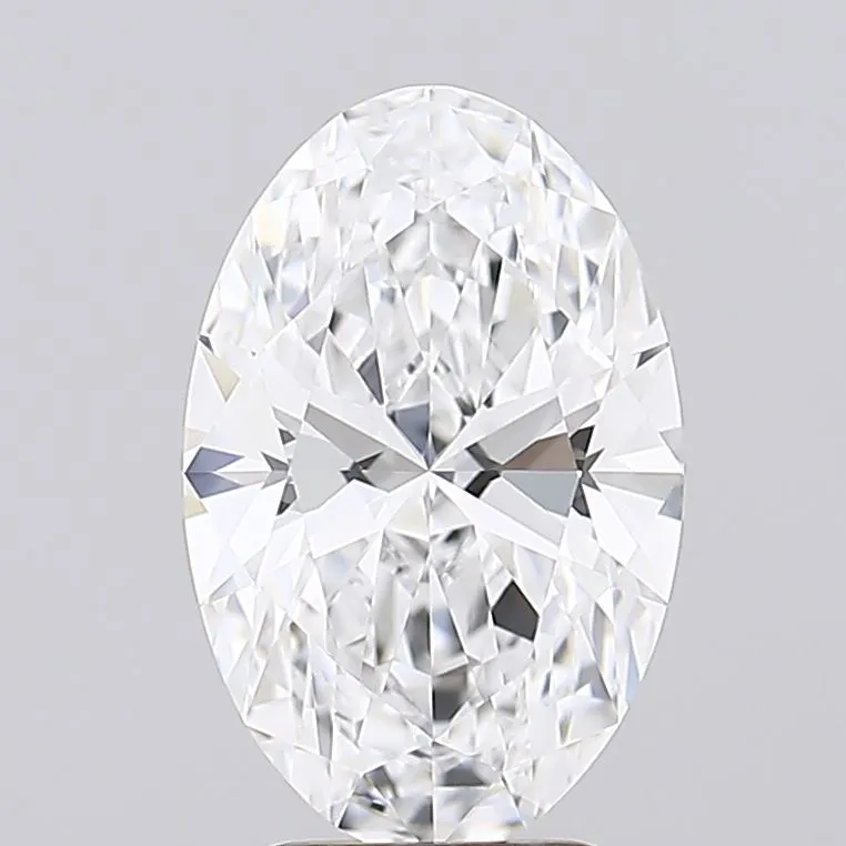 2.41ct Oval Lab Grown Diamond (Colour D, Clarity VVS1, IGI Certified)