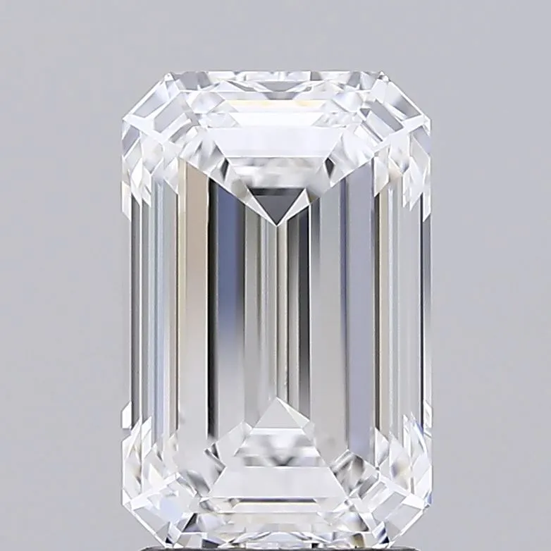 2.42ct Emerald Lab Grown Diamond (Colour D, Clarity IF, IGI Certified)