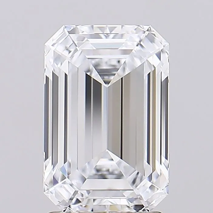 2.42ct Emerald Lab Grown Diamond (Colour E, Clarity IF, IGI Certified)