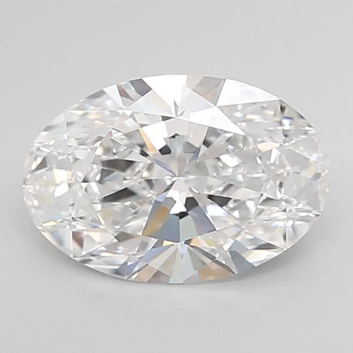 2.42ct Oval Lab Grown Diamond (Colour D, Clarity IF, Cut EX, IGI Certified)