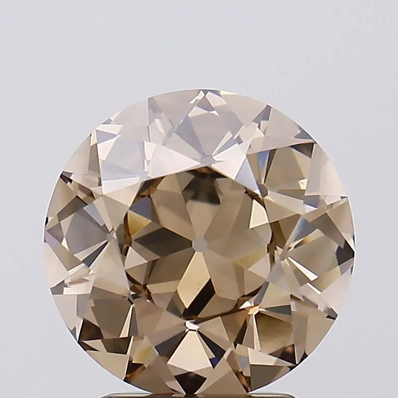 2.43ct European cut Lab Grown Diamond (Colour Fancy Brown, Clarity VVS2, Uncertified)