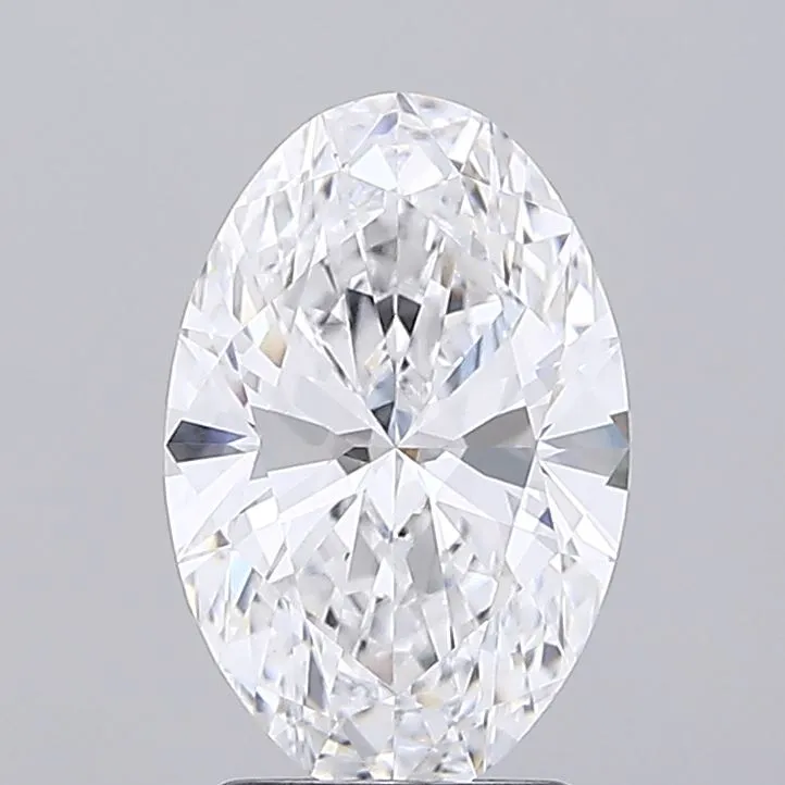 2.43ct Oval Lab Grown Diamond (Colour D, Clarity VVS1, IGI Certified)