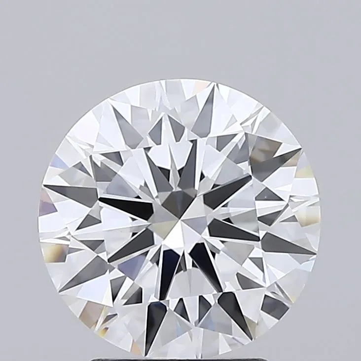 2.46ct Round Lab Grown Diamond (Colour E, Clarity IF, Cut ID, IGI Certified)