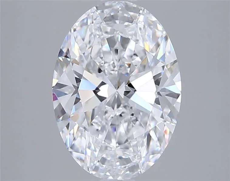 2.50ct Oval Lab Grown Diamond (Colour D, Clarity VVS2, GIA Certified)