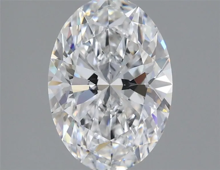 2.50ct Oval Lab Grown Diamond (Colour D, Clarity VVS2, IGI Certified)