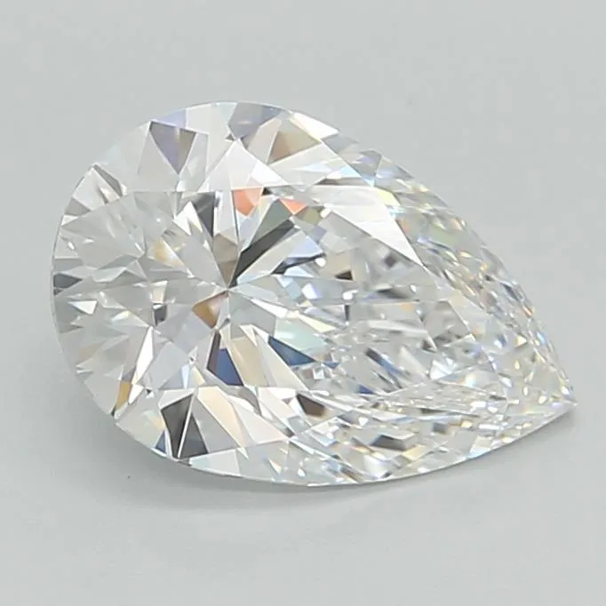 2.50ct Pear Lab Grown Diamond (Colour D, Clarity VVS1, IGI Certified)