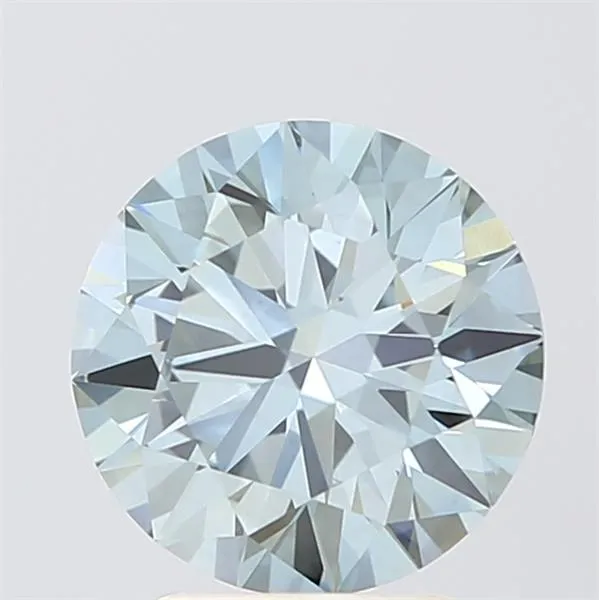 2.50ct Round Lab Grown Diamond (Colour Fancy Intense Blue, Clarity VVS2, Cut ID, IGI Certified)