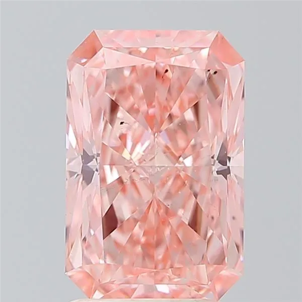 2.51ct Radiant Lab Grown Diamond (Colour Fancy Vivid Pink, Clarity VS2, IGI Certified)