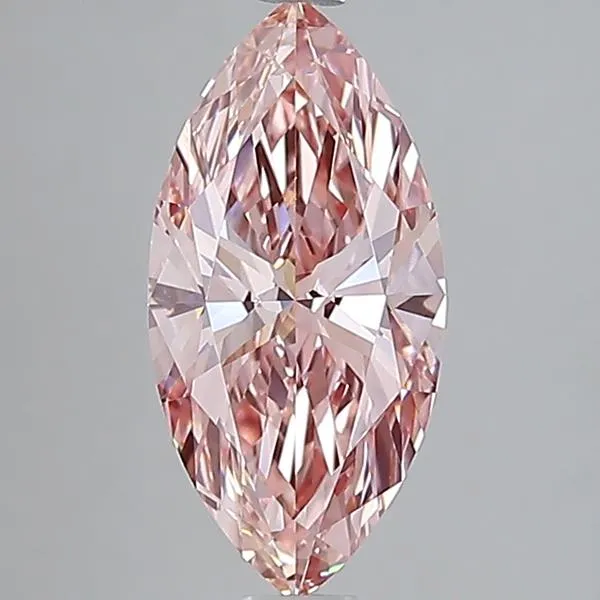 2.53ct Marquise Lab Grown Diamond (Colour Fancy Vivid Pink, Clarity VVS2, IGI Certified)