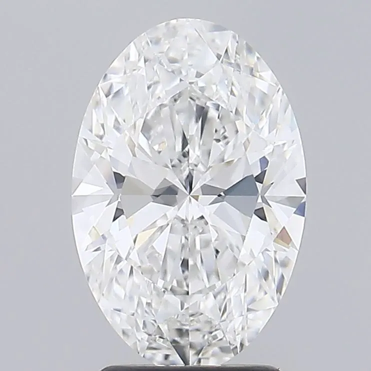 2.53ct Oval Lab Grown Diamond (Colour E, Clarity VVS1, IGI Certified)