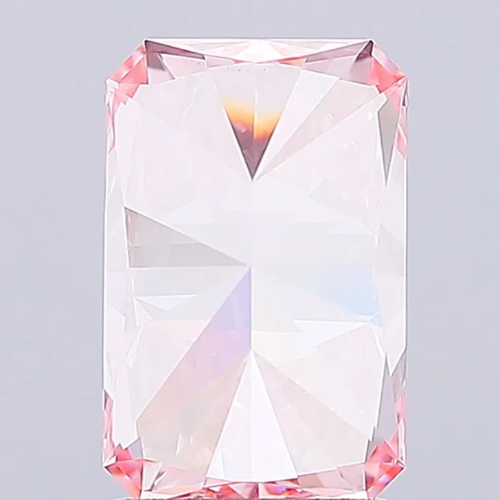 2.53ct Radiant Lab Grown Diamond (Colour Fancy Vivid Pink, Clarity VS1, IGI Certified)