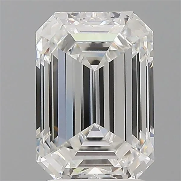 2.54ct Emerald Lab Grown Diamond (Colour E, Clarity VVS1, IGI Certified)