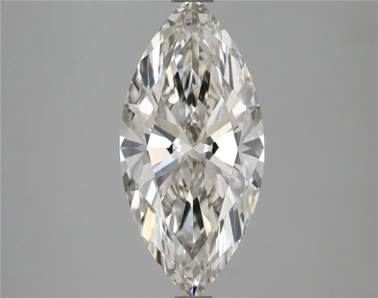 2.54ct Marquise Lab Grown Diamond (Colour G, Clarity VVS2, IGI Certified)