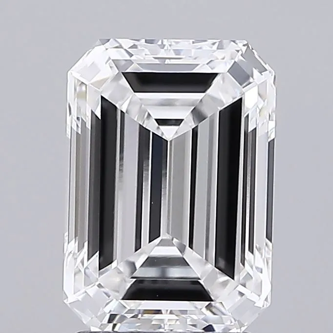 2.62ct Emerald Lab Grown Diamond (Colour D, Clarity IF, IGI Certified)