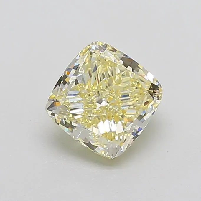 2.64ct Cushion modified Lab Grown Diamond (Colour Fancy Yellow, Clarity VVS2, IGI Certified)