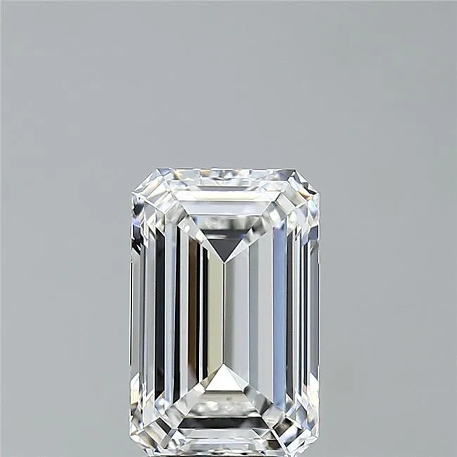 2.70ct Emerald Lab Grown Diamond (Colour E, Clarity VVS2, IGI Certified)