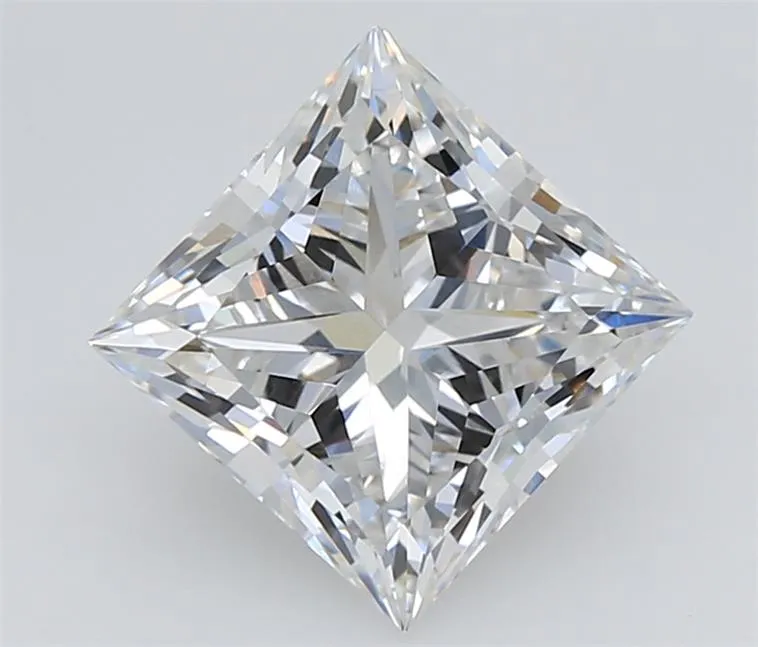 2.72ct Princess Lab Grown Diamond (Colour E, Clarity VVS1, GIA Certified)